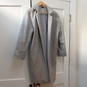 Vuori Heather Gray Trench Coat